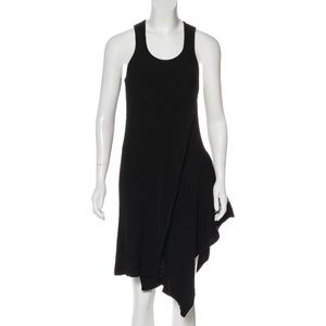 Stella McCartney asymmetrical rib knit dress